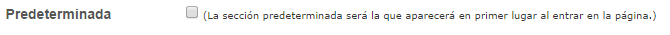 Predeterminada
