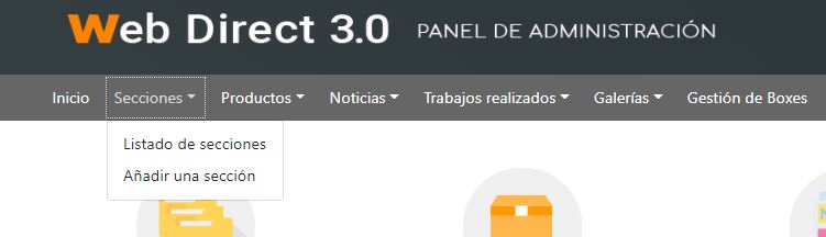 Añadir Sección Añadir Sección