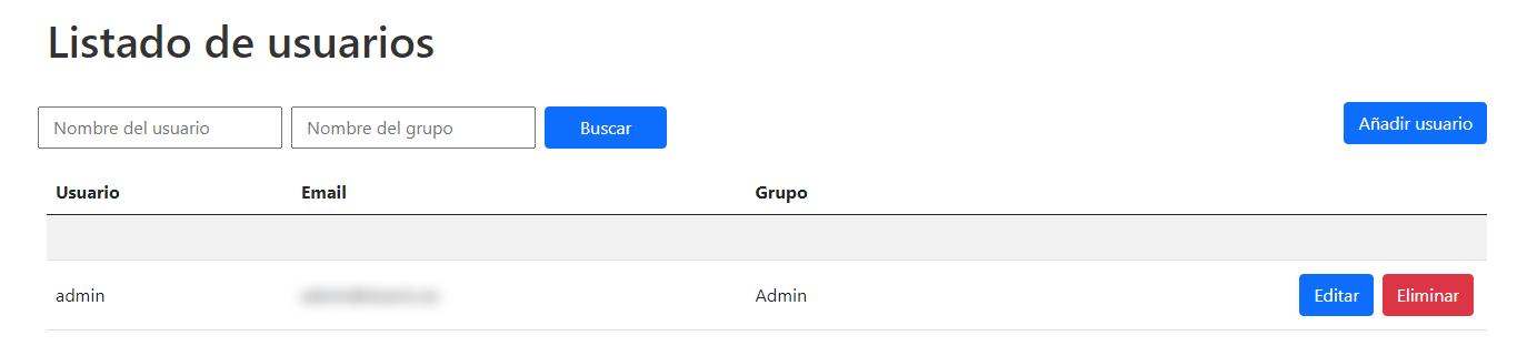 Listado Usuarios