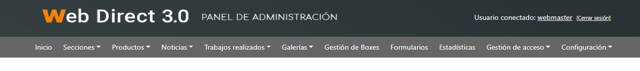 Panel admin